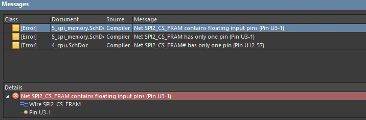 Errors caused by differences in port naming