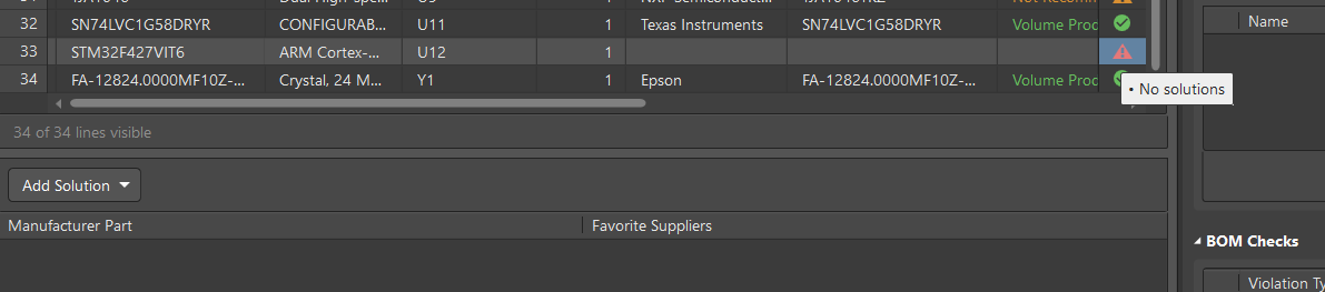 Solution is Missing for U12 Component
