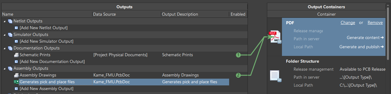Pick and Place file is added for output