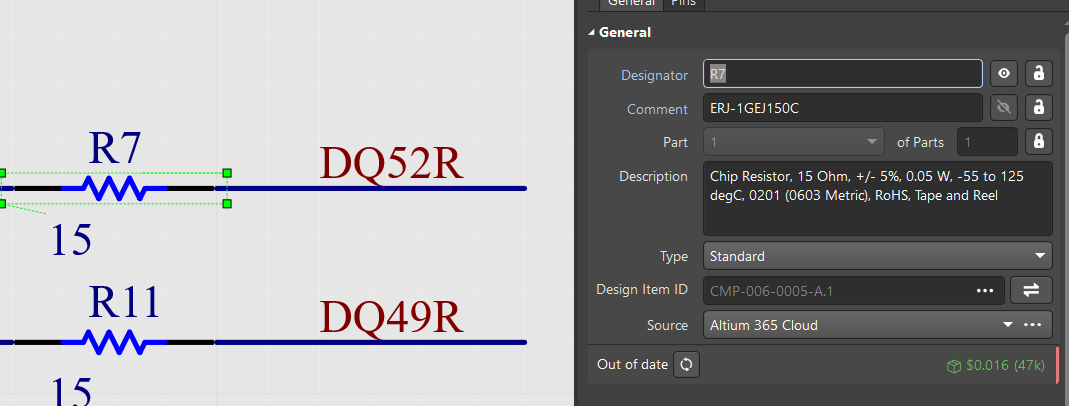 Out of Date Component Revision