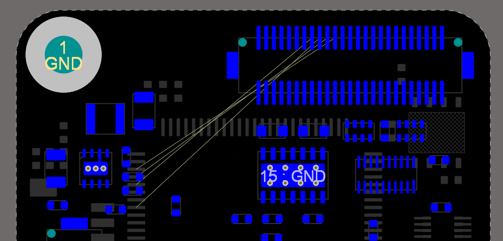 Required net connections for CN1