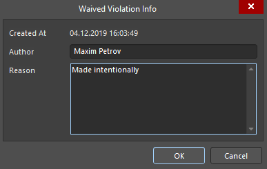 Waiving selected violations 