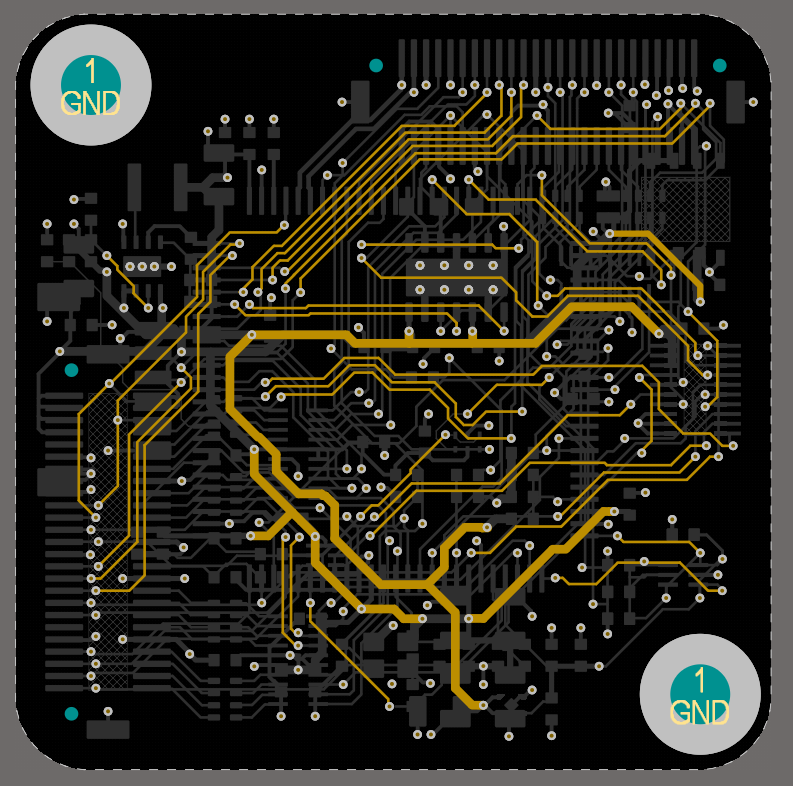 Completed routing for Inner Layer 3 [3] L3