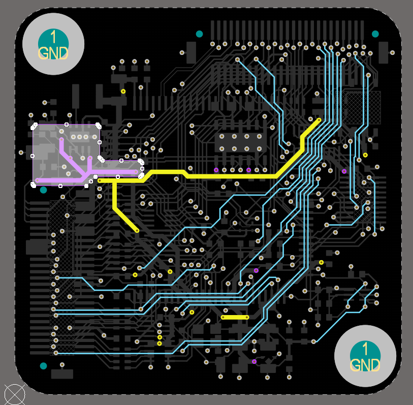 Created polygon for VCC5 net