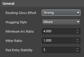 Gloss intensity configuration