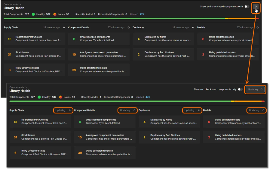Library Health Dashboard Refresh