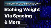 Embedded thumbnail for  HDI PCB Stackup Breakdown - Etching Weight Via Spacing, &amp; More