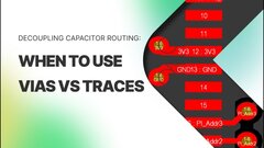Embedded thumbnail for Decoupling Capacitor Routing: When to Use Vias vs Traces