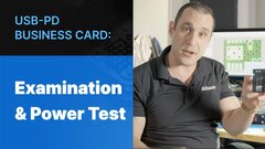 Embedded thumbnail for USB-PD Business Card: Examination &amp; Power Test